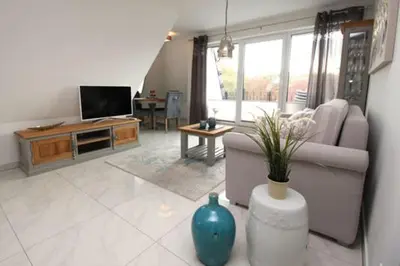 TV/Unterhaltungsangebot in der Unterkunft Aquamarin Ostseetraumsuite 12