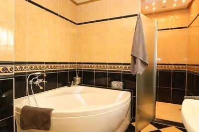 Ein Badezimmer in der Unterkunft Haus Nastassja App 03