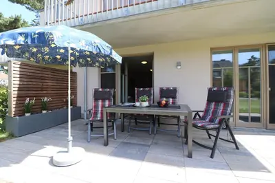 Ein Patio oder anderer Außenbereich in der Unterkunft Bickbeeren Schweiz Villa Amalia, App 02
