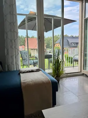 Ein Sitzbereich in der Unterkunft Bickbeeren Schweiz Villa Catrina, App 06