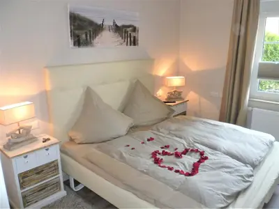 Ein Bett oder Betten in einem Zimmer der Unterkunft Residenz Kormoran Residenz Kormoran, App Seezeichen