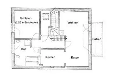 Grundriss der Unterkunft Ferienwohnungen Stückweg App 02