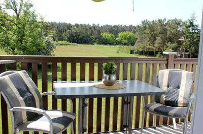 Ein Balkon oder eine Terrasse in der Unterkunft Ferienwohnungen Stückweg App 02