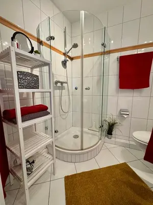 Ein Badezimmer in der Unterkunft Alter Krug App 03, 
