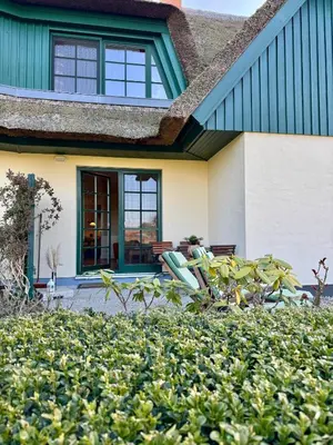 Ein Garten an der Unterkunft Alter Krug App 03, 