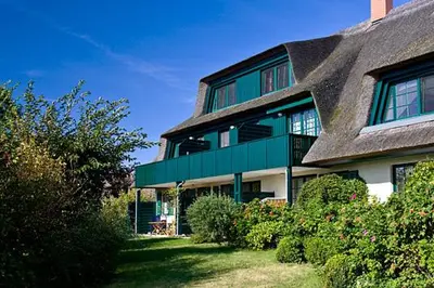 Das Gebäude in dem sich die Ferienwohnung befindet