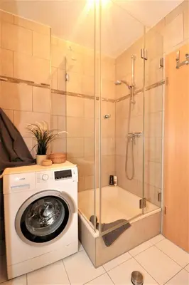 Ein Badezimmer in der Unterkunft Alter Krug App 06