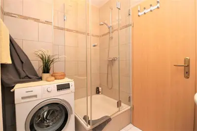 Ein Badezimmer in der Unterkunft Alter Krug App 06