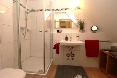 Ein Badezimmer in der Unterkunft Alter Krug App 15