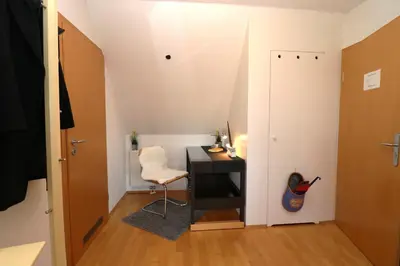 Ein Sitzbereich in der Unterkunft Alter Krug App 15