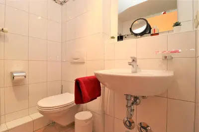 Ein Badezimmer in der Unterkunft Alter Krug App 21