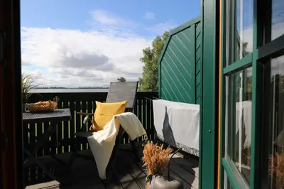 Ein Balkon oder eine Terrasse in der Unterkunft Alter Krug App 21