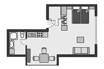 Grundriss der Unterkunft Alter Krug App 25