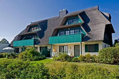 Das Gebäude in dem sich die Ferienwohnung befindet