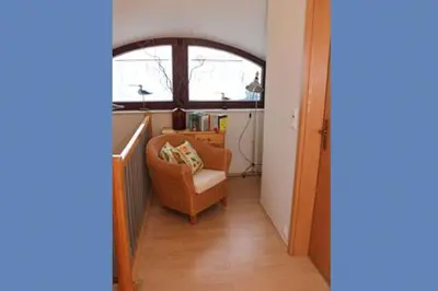 Ein Sitzbereich in der Unterkunft Ferienhäuser Ferienhaus Xenia