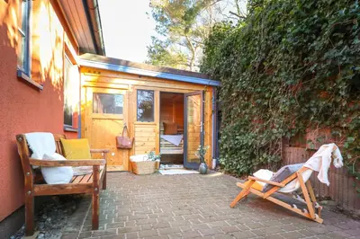 Das Gebäude in dem sich die Ferienwohnung befindet