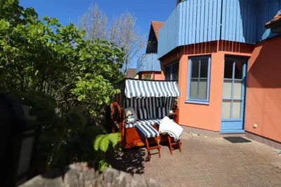 Das Gebäude in dem sich die Ferienwohnung befindet