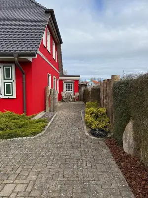 Das Gebäude in dem sich die Ferienwohnung befindet
