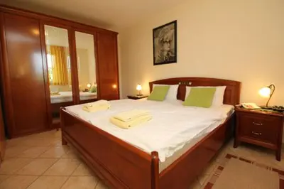 Ein Bett oder Betten in einem Zimmer der Unterkunft Altes Wasserwerk App 03