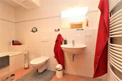 Ein Badezimmer in der Unterkunft Altes Wasserwerk App 09