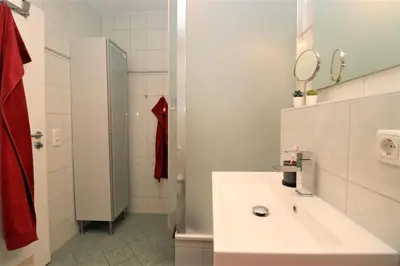 Ein Badezimmer in der Unterkunft Altes Wasserwerk App 10