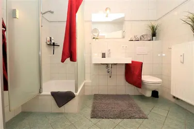 Ein Badezimmer in der Unterkunft Altes Wasserwerk App 10