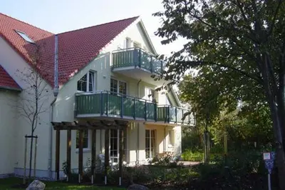 Das Gebäude in dem sich die Ferienwohnung befindet