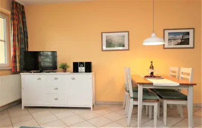 TV/Unterhaltungsangebot in der Unterkunft Birkenhof App 14
