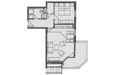 Grundriss der Unterkunft Birkenhof App 19