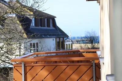 Das Gebäude in dem sich die Ferienwohnung befindet