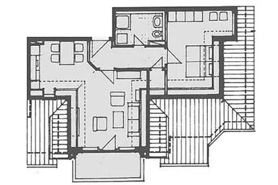 Grundriss der Unterkunft Birkenhof App 22