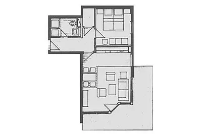 Grundriss der Unterkunft Birkenhof App 27