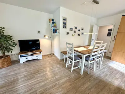 TV/Unterhaltungsangebot in der Unterkunft Birkenhof App 28, Backbord