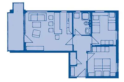 Grundriss der Unterkunft Birkenhof App 29