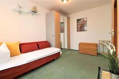 Ein Bett oder Betten in einem Zimmer der Unterkunft Birkenhof App 30, Piratenlager