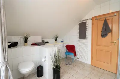 Ein Badezimmer in der Unterkunft Birkenhof App 34