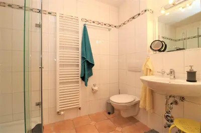 Ein Badezimmer in der Unterkunft Birkenhof App 36