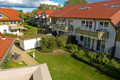 Das Gebäude in dem sich die Ferienwohnung befindet