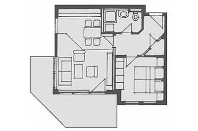 Grundriss der Unterkunft Birkenhof App 38