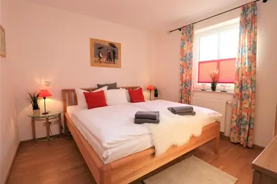 Ein Bett oder Betten in einem Zimmer der Unterkunft Birkenhof App 40
