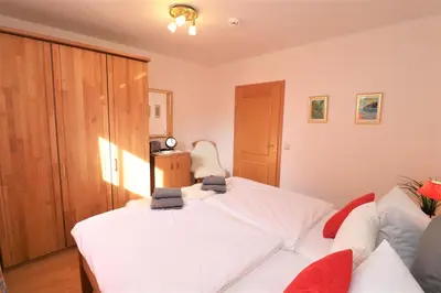 Ein Bett oder Betten in einem Zimmer der Unterkunft Birkenhof App 40