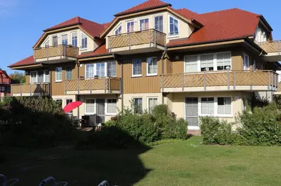 Das Gebäude in dem sich die Ferienwohnung befindet