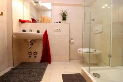 Ein Badezimmer in der Unterkunft Birkenhof App 40