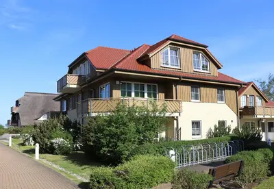 Das Gebäude in dem sich die Ferienwohnung befindet