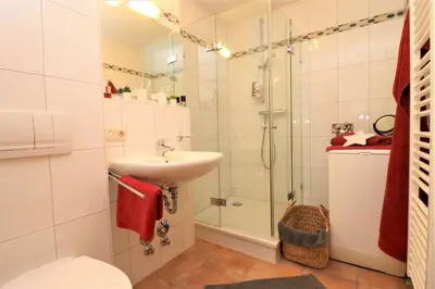 Ein Badezimmer in der Unterkunft Birkenhof App 43