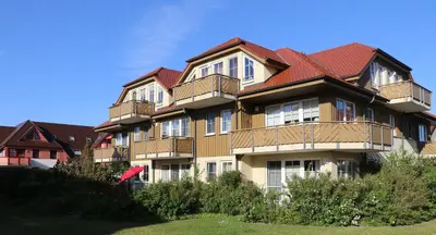 Das Gebäude in dem sich die Ferienwohnung befindet