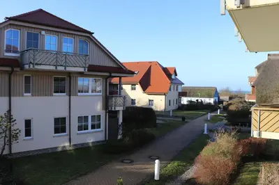 Das Gebäude in dem sich die Ferienwohnung befindet