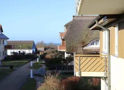 Das Gebäude in dem sich die Ferienwohnung befindet