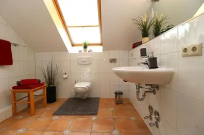 Ein Badezimmer in der Unterkunft Birkenhof App 47