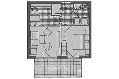 Grundriss der Unterkunft Birkenhof App 66